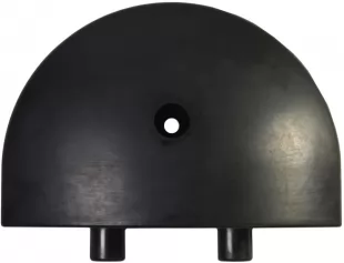 Próg podrzutowy LONG | gumowy, 5,6 cm, drogowy, czarny